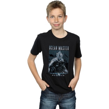 Abbigliamento Bambino T-shirt maniche corte Dc Comics Aquaman Ocean Master Nero