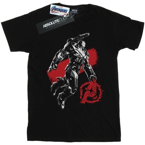 Abbigliamento Donna T-shirts a maniche lunghe Marvel Avengers Endgame Mono War Machine Nero