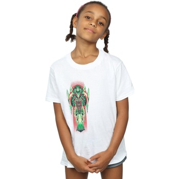 Abbigliamento Bambina T-shirts a maniche lunghe Dc Comics Aquaman Queen Atlanna Bianco