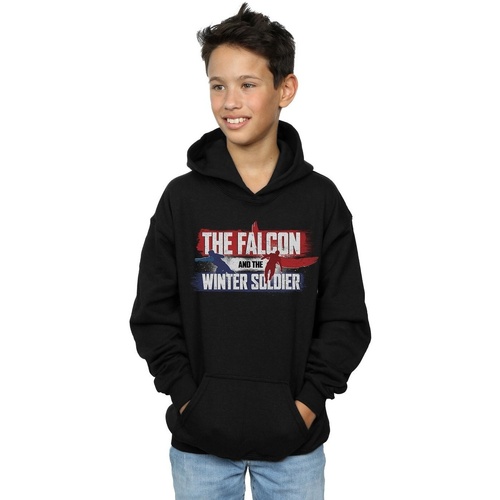 Abbigliamento Bambino Felpe Marvel The Falcon And The Winter Soldier Action Logo Nero