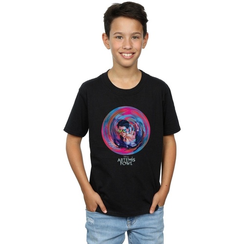 Abbigliamento Bambino T-shirt maniche corte Disney Artemis Fowl Portal Nero