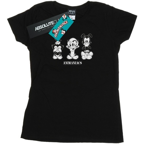 Abbigliamento Donna T-shirts a maniche lunghe Animaniacs Three Evils Nero