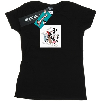 Abbigliamento Donna T-shirts a maniche lunghe Animaniacs Ta Da Nero