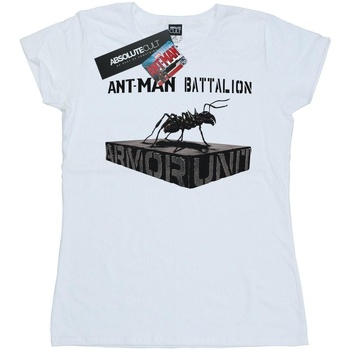 Abbigliamento Donna T-shirts a maniche lunghe Marvel Ant-Man Batallion Bianco