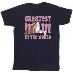 Abbigliamento Bambina T-shirts a maniche lunghe Disney The Aristocats Greatest Mum Blu