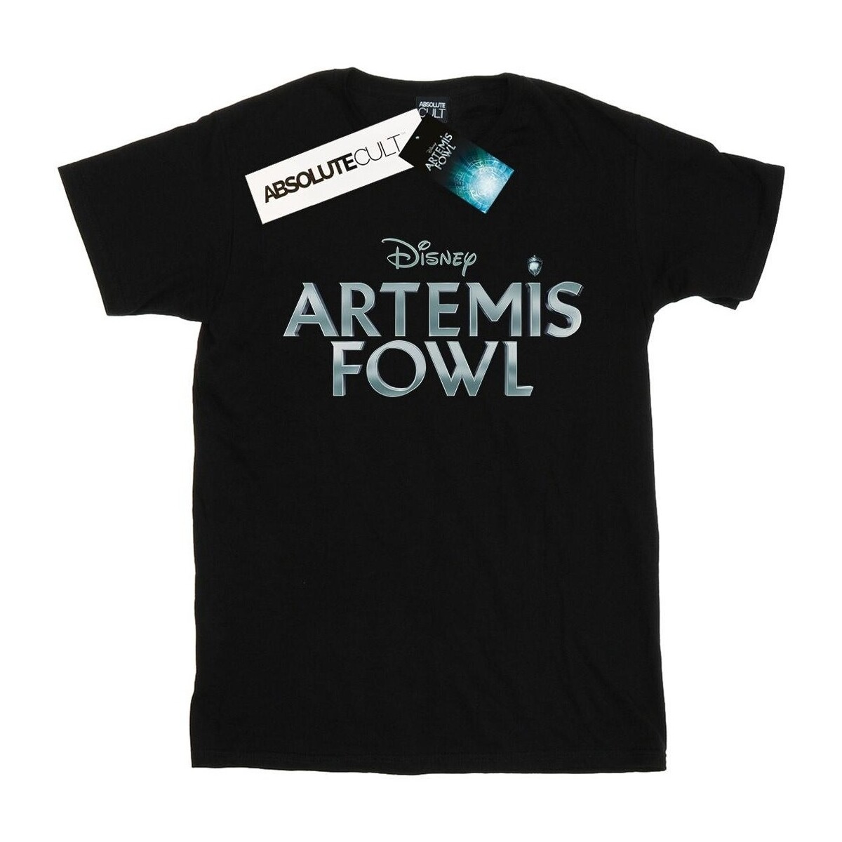Abbigliamento Bambina T-shirts a maniche lunghe Disney Artemis Fowl Movie Logo Nero