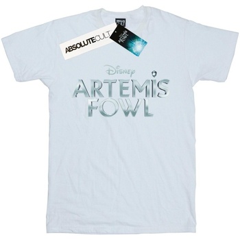 Abbigliamento Bambina T-shirts a maniche lunghe Disney Artemis Fowl Movie Logo Bianco