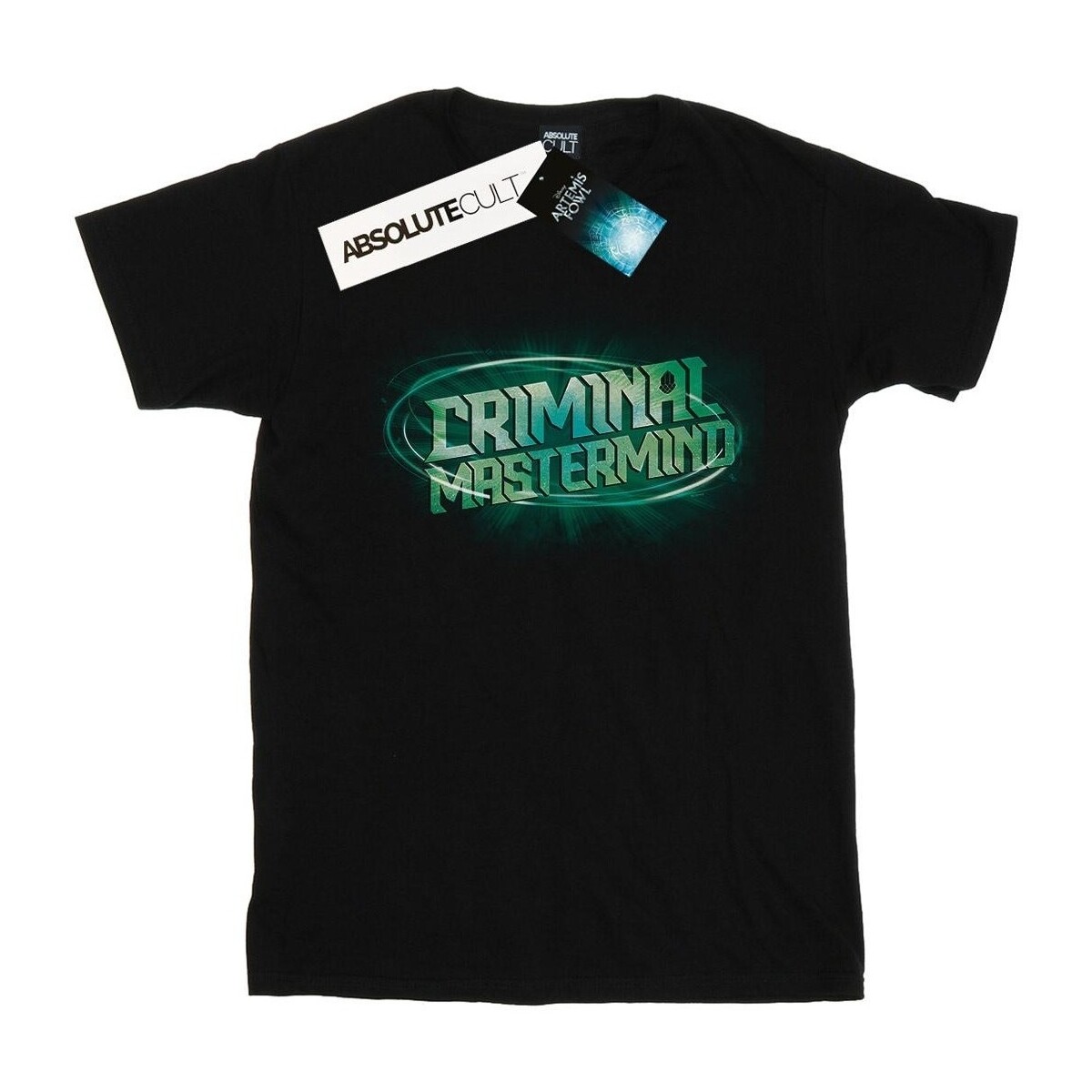 Abbigliamento Bambina T-shirts a maniche lunghe Disney Artemis Fowl Criminal Mastermind Nero