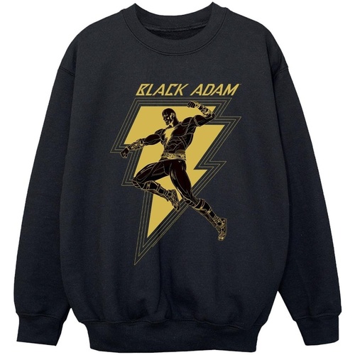 Abbigliamento Bambino Felpe Dc Comics Black Adam Golden Bolt Chest Nero