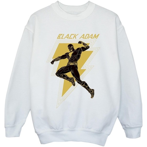 Abbigliamento Bambino Felpe Dc Comics Black Adam Golden Bolt Chest Bianco