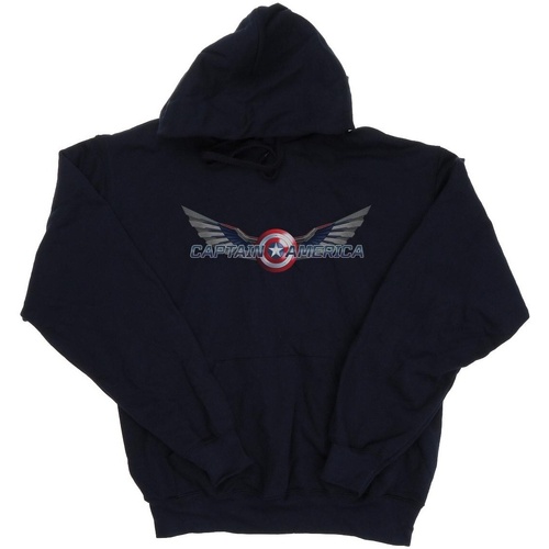 Abbigliamento Bambina Felpe Marvel Falcon And The Winter Soldier Captain America Logo Blu