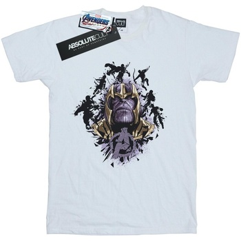 Abbigliamento Uomo T-shirts a maniche lunghe Marvel Avengers Endgame Warlord Thanos Bianco
