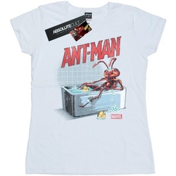Abbigliamento Donna T-shirts a maniche lunghe Marvel Ant-Man And The Wasp Bathing Ant Bianco