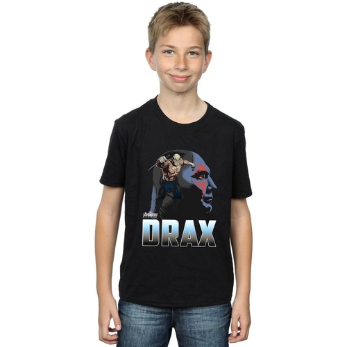 Abbigliamento Bambino T-shirt maniche corte Marvel Avengers Infinity War Drax Character Nero