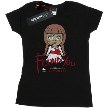 Abbigliamento Donna T-shirts a maniche lunghe Annabelle Chibi Found You Nero