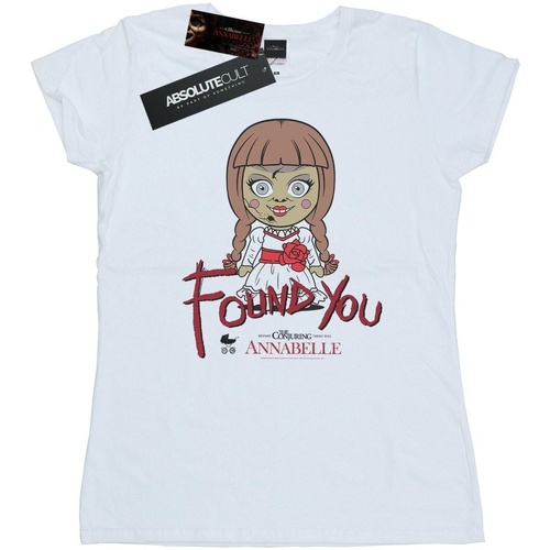 Abbigliamento Donna T-shirts a maniche lunghe Annabelle Chibi Found You Bianco