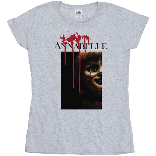 Abbigliamento Donna T-shirts a maniche lunghe Annabelle Peep Poster Grigio