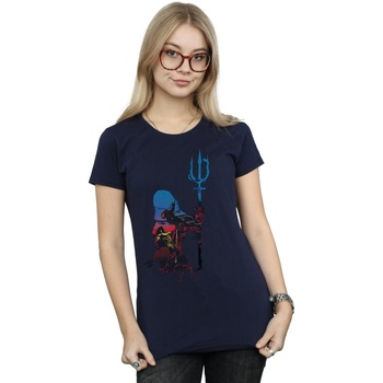 Abbigliamento Donna T-shirts a maniche lunghe Dc Comics BI7873 Blu