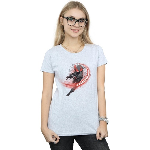 Abbigliamento Donna T-shirts a maniche lunghe Dc Comics Aquaman Black Manta Flash Grigio