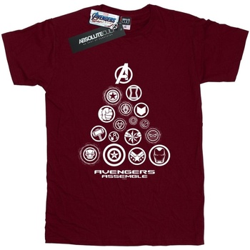 Abbigliamento Donna T-shirts a maniche lunghe Marvel Avengers Endgame Pyramid Icons Multicolore