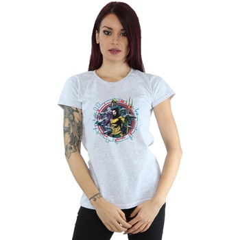 Abbigliamento Donna T-shirts a maniche lunghe Dc Comics BI7940 Grigio