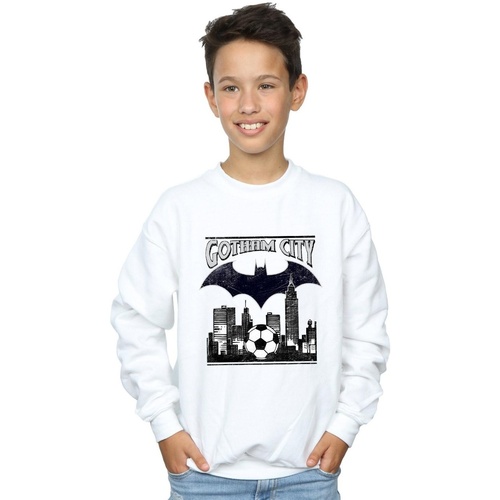 Abbigliamento Bambino Felpe Dc Comics Batman Football Gotham City Bianco