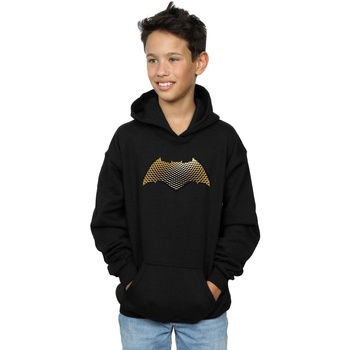 Abbigliamento Bambino Felpe Dc Comics Justice League Movie Batman Logo Textured Nero