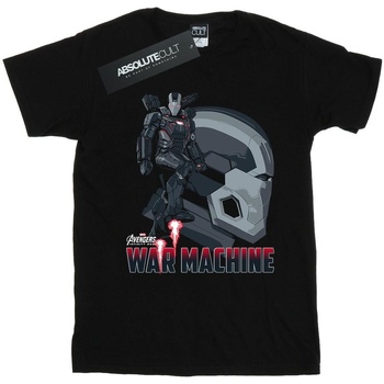 Abbigliamento Bambina T-shirts a maniche lunghe Marvel Avengers Infinity War War Machine Character Nero