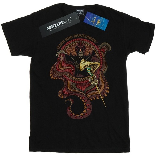 Abbigliamento Donna T-shirts a maniche lunghe Disney Aladdin Movie Jafar Dark And Mysterious Nero
