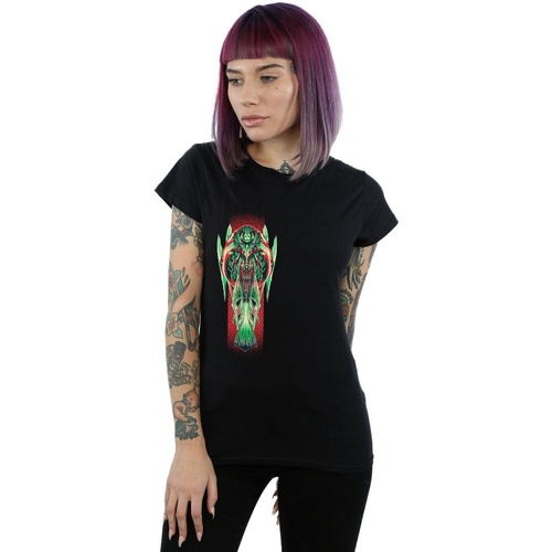 Abbigliamento Donna T-shirts a maniche lunghe Dc Comics Aquaman Queen Atlanna Nero