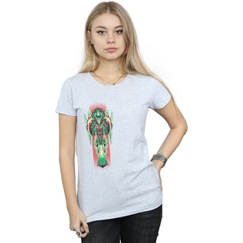 Abbigliamento Donna T-shirts a maniche lunghe Dc Comics Aquaman Queen Atlanna Grigio