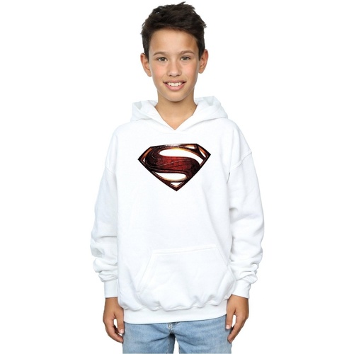 Abbigliamento Bambino Felpe Dc Comics Justice League Movie Superman Emblem Bianco