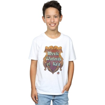 Abbigliamento Bambino T-shirt maniche corte The Big Bang Theory Mystic Warlords Of Kaa Bianco