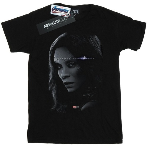 Abbigliamento Uomo T-shirts a maniche lunghe Marvel Avengers Endgame Avenge The Fallen Gamora Nero