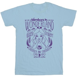 Abbigliamento Donna T-shirts a maniche lunghe Disney Alice In Wonderland Adventures In Wonderland Blu