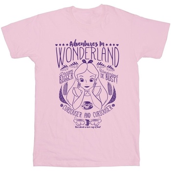 Abbigliamento Donna T-shirts a maniche lunghe Disney Alice In Wonderland Adventures In Wonderland Rosso