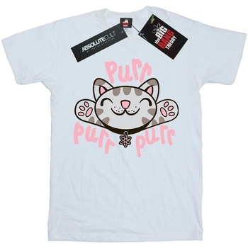 Abbigliamento Bambina T-shirts a maniche lunghe Big Bang Theory Soft Kitty Purr Bianco