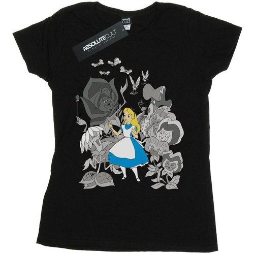 Abbigliamento Donna T-shirts a maniche lunghe Disney BI8370 Nero