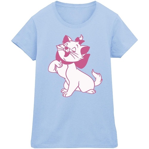 Abbigliamento Donna T-shirts a maniche lunghe Disney The Aristocats Marie Blu