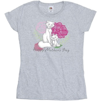 Abbigliamento Donna T-shirts a maniche lunghe Disney The Aristocats Mother's Day Grigio
