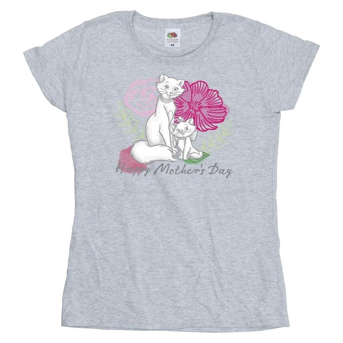 Abbigliamento Donna T-shirts a maniche lunghe Disney The Aristocats Mother's Day Grigio