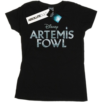 Abbigliamento Donna T-shirts a maniche lunghe Disney Artemis Fowl Movie Logo Nero