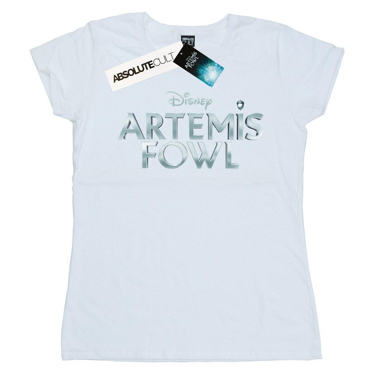 Abbigliamento Donna T-shirts a maniche lunghe Disney Artemis Fowl Movie Logo Bianco