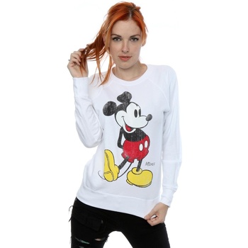 Abbigliamento Donna Felpe Disney Mickey Mouse Classic Kick Bianco