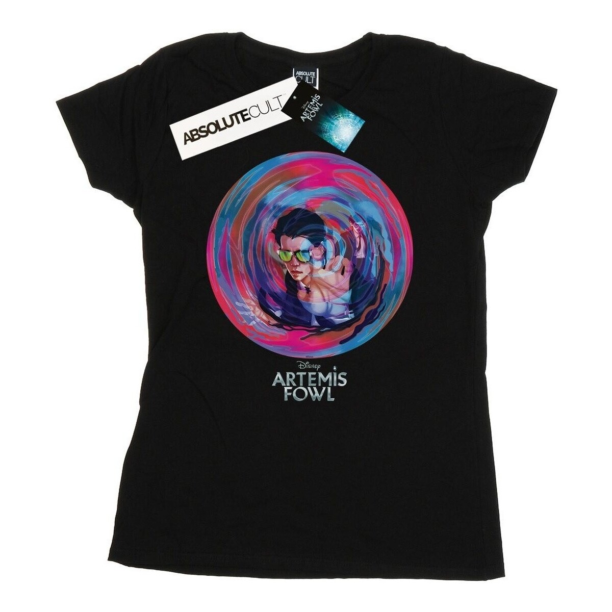 Abbigliamento Donna T-shirts a maniche lunghe Disney Artemis Fowl Portal Nero