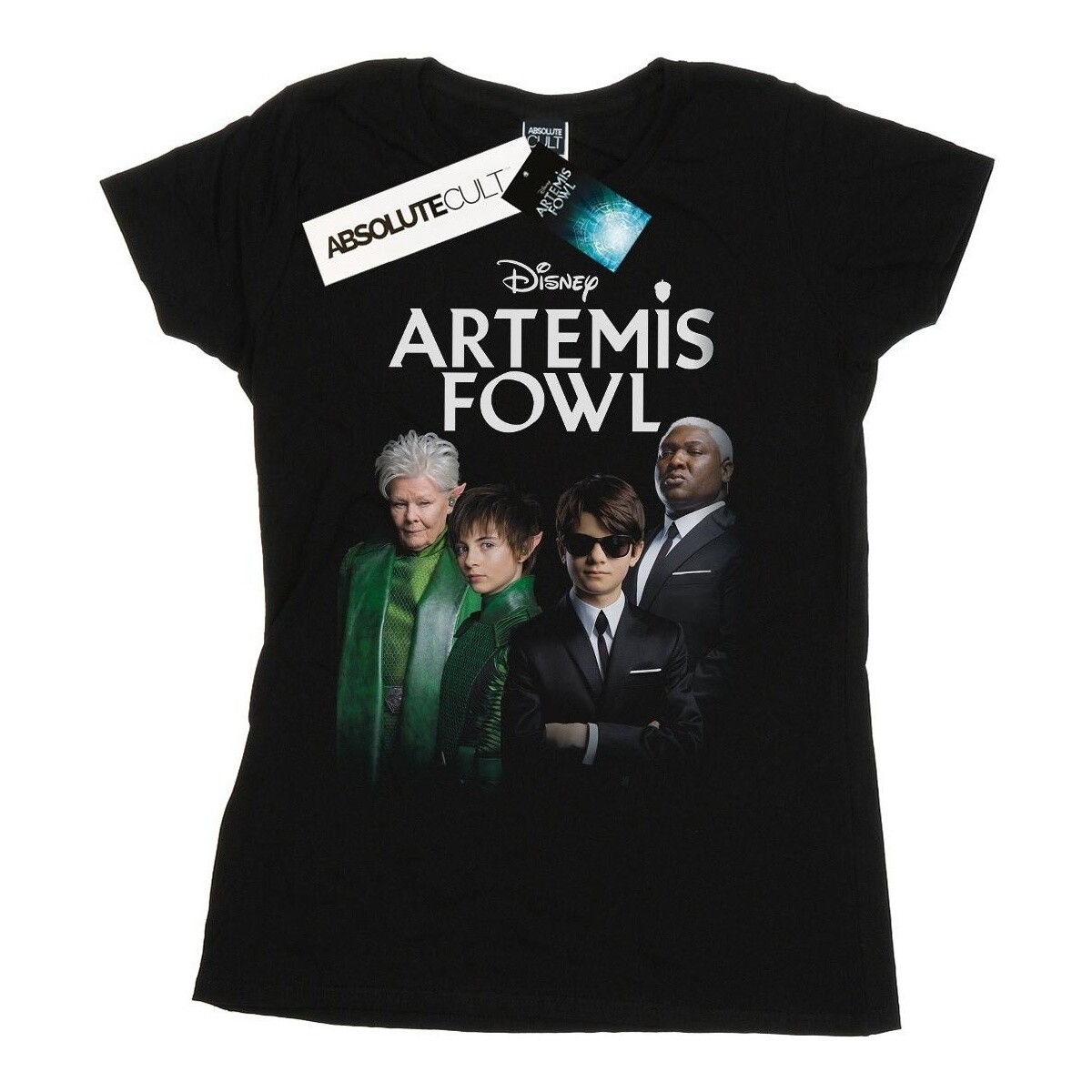 Abbigliamento Donna T-shirts a maniche lunghe Disney Artemis Fowl Group Photo Nero