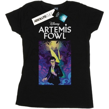 Abbigliamento Donna T-shirts a maniche lunghe Disney Artemis Fowl Book Cover Nero