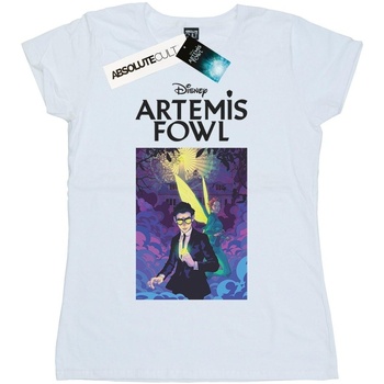 Abbigliamento Donna T-shirts a maniche lunghe Disney Artemis Fowl Book Cover Bianco
