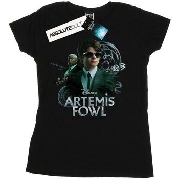 Abbigliamento Donna T-shirts a maniche lunghe Disney Artemis Fowl Butler Poster Nero