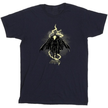 Abbigliamento Bambina T-shirts a maniche lunghe Dc Comics Black Adam Hovering Bolt Blu